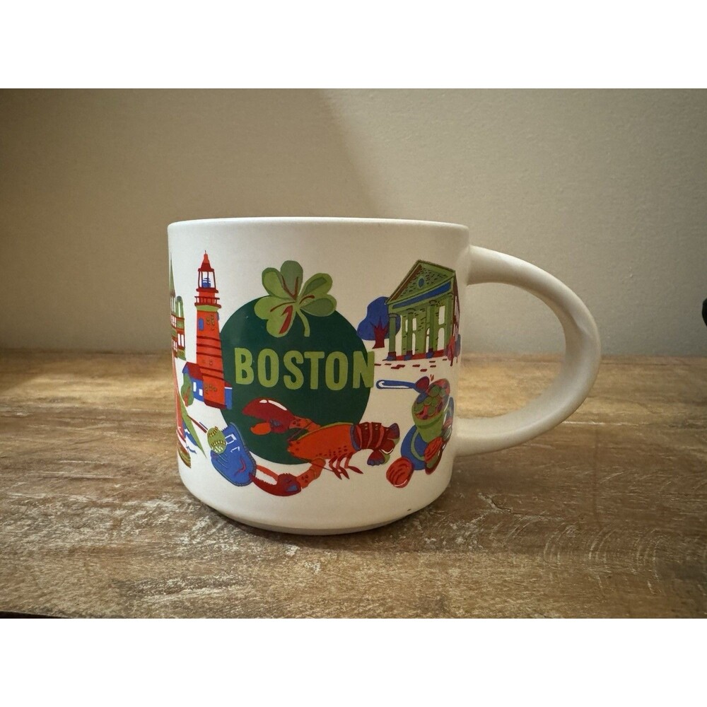 New Starbucks Discovery Series Boston Mug No Box 14 oz